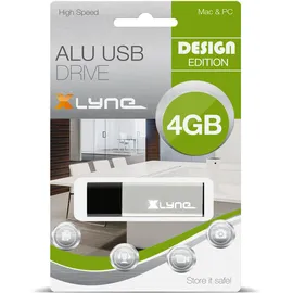 xlyne ALU 4GB schwarz/silber