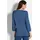 GOLDNER Rundhalspullover Blau 44