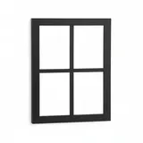 Relaxdays Bilderrahmen schwarz 18x13 cm 4er Set