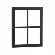 Relaxdays Bilderrahmen schwarz 18x13 cm 4er Set