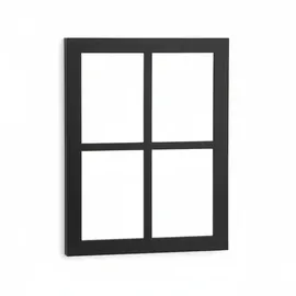 Relaxdays Bilderrahmen schwarz 18x13 cm 4er Set