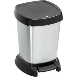 ROTHO  Paso Kosmetikeimer "Paso" 6 l schwarz/silbermetallic