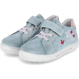 Ricosta Mädchen Halbschuhe, Klettschuhe Türkis LederGröße:31 - Gr.: 31