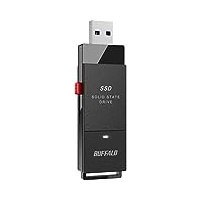 Buffalo 2TB SSD-Put Portable SSD – USB 3.2 A & C kompatibel Solid State Drive Externer Speicher
