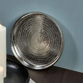 Lambert Faro Dekoschalen, 440913-0 silberfarben Ø 43 cm,