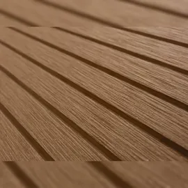 Mendler Mülltonnenverkleidung HWC-K14 124 x 265 x 84 cm teak-optik