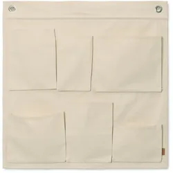 Ferm Living - Canvas Wandorganizer, off-white
