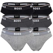 Boss Slip Briefs 3P Power grau XL 6er Pack