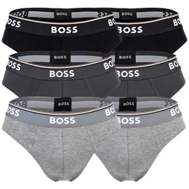 Boss Slip Briefs 3P Power grau XL 6er Pack