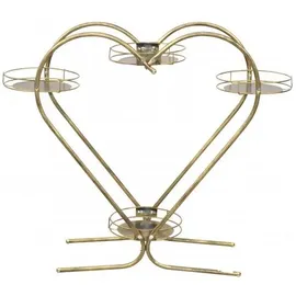moebel-direkt-online möbel direkt online Blumenständer Lilly antik goldfarben