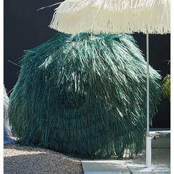 Sonnenschirm mit Fransen Hawaii salbei