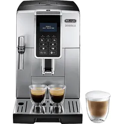 DELONGHI Dinamica ECAM350.35.SB - 3 Kaffeespezialitäten Kaffeevollautomat Silber/Schwarz