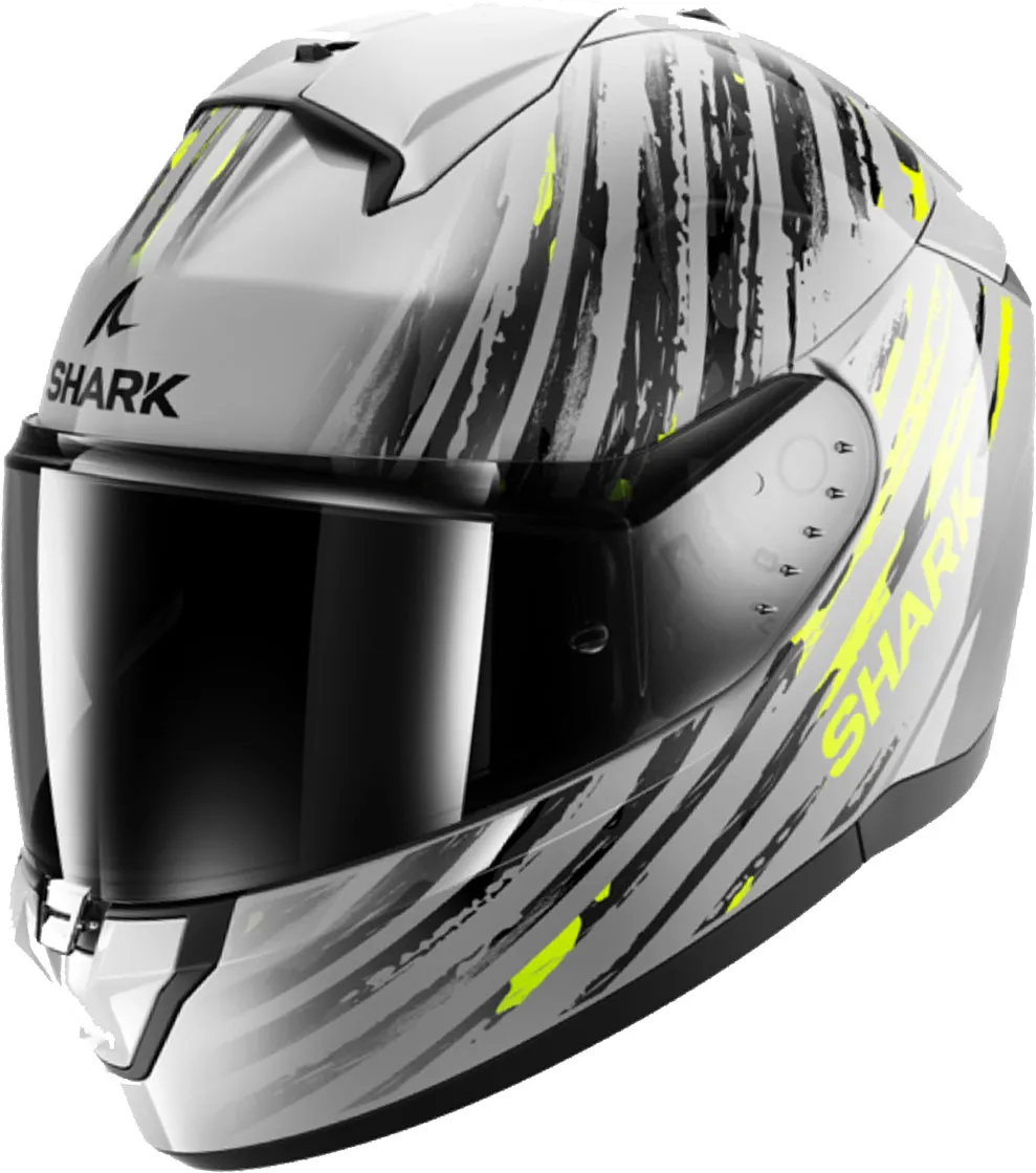 Shark Ridill 2 Assya, Integralhelm - Grau/Schwarz/Gelb - XL