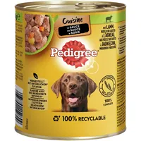 PEDIGREE Cuisine in Sauce Lamm, Nudeln & Karotten 12 x 800 g