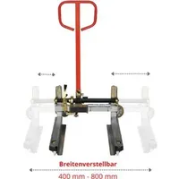 manuvit Hubwagen Palbac, TK 750 kg, Gabellänge 825 mm