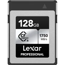 Lexar 128GB CFexpress Karte, Typ B CFe Karte, bis zu 1750MB/s Lesegeschwindigkeit, CF mit PCIe Gen3x2, kompatibel mit DSLR, rückwärts mit XQD Kamera