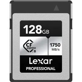 Lexar 128GB CFexpress Karte, Typ B CFe Karte, bis zu 1750MB/s Lesegeschwindigkeit, CF mit PCIe Gen3x2, kompatibel mit DSLR, rückwärts mit XQD Kamera