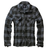 Brandit Textil Brandit Checkshirt Hemd schwarz/grau,
