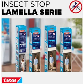 Tesa Insektenschutzgitter Lamellentür STANDARD 95 x 220 cm Anthrazit