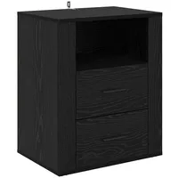 VidaXL Nachttisch Schwarze Eiche 50 x 36 x 60