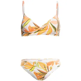 Roxy Printed Beach Classics - Wickel-Bikini-Set für Frauen Weiß