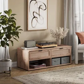 Vicco Couchtisch Elven Braun Eiche 120 x 43,5 x 50 cm