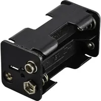 TRU Components Batteriehalter 4x Mignon Druckknopfanschluss 61 x 32 x 29mm