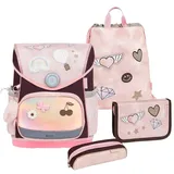 Belmil Compact Plus Schulranzen Set 4-teilig "Glam"