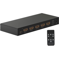 Goobay HDMI-Umschaltbox 4 auf 1 mit Audio-Ausgang, Switch Box