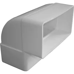 Flachrohrbogen 90° -  senkrecht / Flachrohrsystem 100