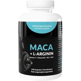 Exvital Maca 4000 mg + L-Arginin 1800 mg Kapseln 240 St.