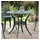 vidaXL Gartentisch Grün Ø90x75 cm Aluminiumguss