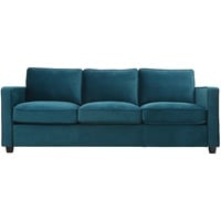 Design-Sofa Samt Smaragdgrün 3-Sitzer BROOKLYN