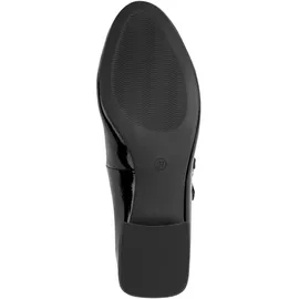Marco Tozzi Damen Mary Janes mit Riemen Kleiner Absatz, Schwarz (Black patent), 40 EU