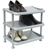 DanDiBo Ambiente Schuhregal 49 x 46 x 50 cm offen / grau