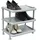 DanDiBo Ambiente Schuhregal 49 x 46 x 50 cm offen / grau