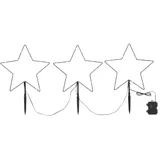 Sygonix SY-5149664 Sterne Warmweiß LED Schwarz Timer