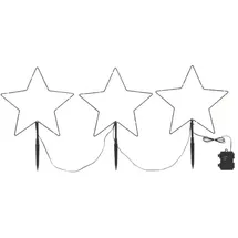 Sygonix SY-5149664 Sterne Warmweiß LED Schwarz Timer