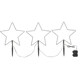 Sygonix SY-5149664 Sterne Warmweiß LED Schwarz Timer