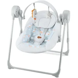Kinderkraft - Babyschaukel SWINGEE mit Melodie, grau, 4xAAA/230V - Grau