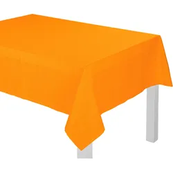 Tischdecke WIRTH "WirthNatur" Gr. 3, orange, B:130cm L:160cm, Baumwolle, Tischdecken
