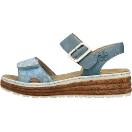 Rieker Klassische Sandalen Damen Blau 42