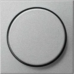 Gira System 55 Drehknopf, Symbol Dimmer, aluminium, 065026