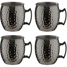 BUTLERS Becher 0,47 l Schwarz 4 St.