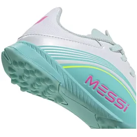 adidas F50 Messi League TF Kinder Cloud White/Lucid Pink/Flash Aqua 37 1/3
