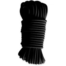 Tecplast Elastisches Gummiseil Schwarz 20 Meter - Qualität PRO TECPLAST 9SW - Spannseil für Planen mit einem Durchmesser von 9 mm