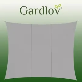 gardlov 23143 Sonnensegel 4x3 m grau - Grau