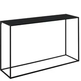 [en.casa] Konsolentisch Turia 74x115x32 cm Kratzfest Metall Schwarz