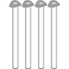 diy elements Element System Tischbeine 4er-Set TOSKANA Tischbeine Tischgestell Ø60 weiß L700mm
