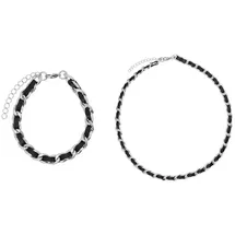 Steel_art Set Lures schwarz/silber Edelstahl